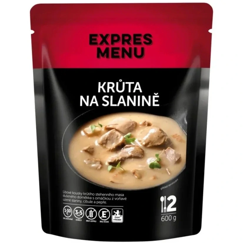 EXPRES MENU Krůta na slanině 2 porce