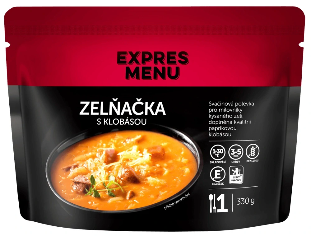 EXPRES MENU Zelňačka s klobásou 330g