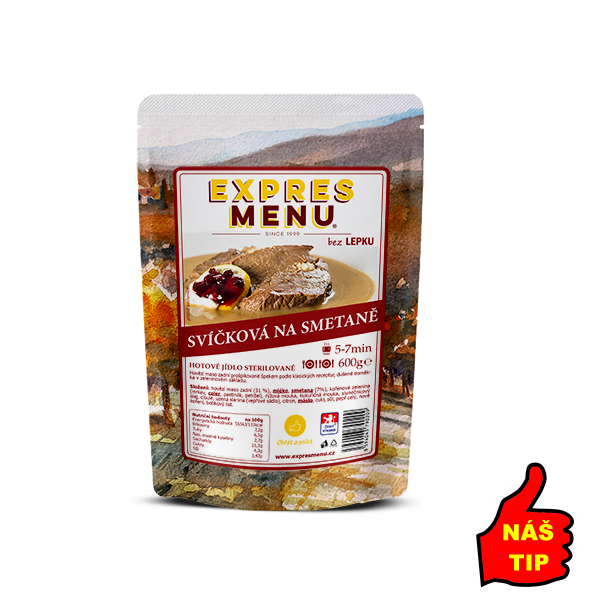 EXPRES MENU Zelná polévka s klobásou 2 porce