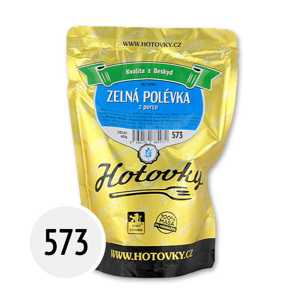Hotovky - 573 Bezlepkové Zelná polévka 680g (2 porce) /SLEVA!/