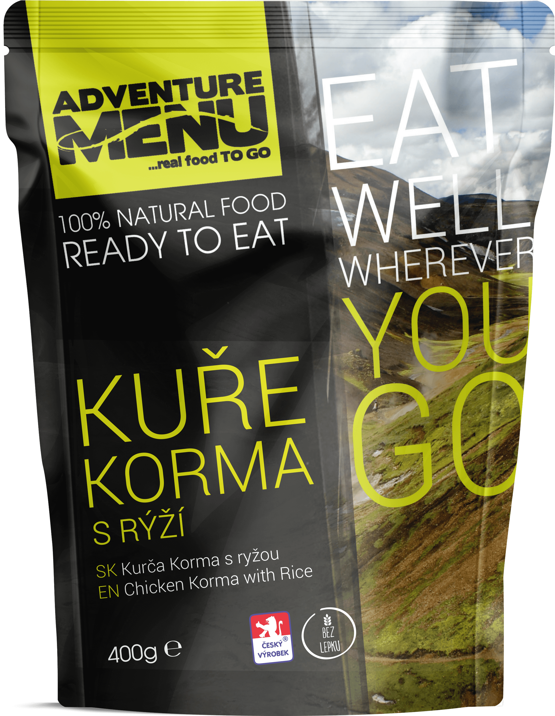 ADVENTURE MENU Hotové Kuře Korma s rýží (1 porce)