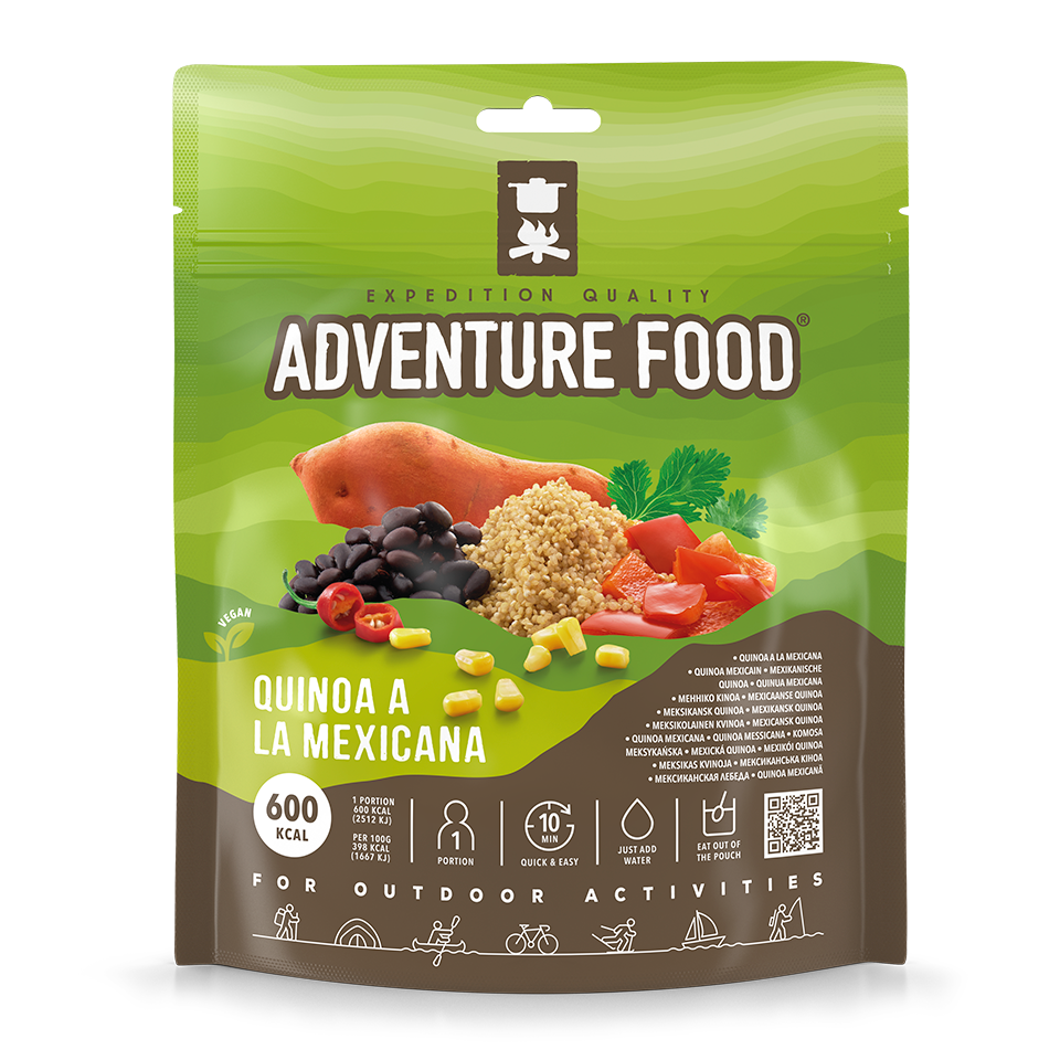 ADVENTURE FOOD Quinoa a la Mexicana 150g (1 porce)