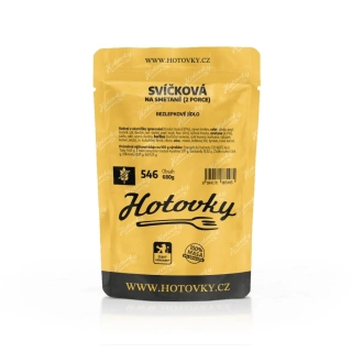 Hotovky - 546 Bezlepkové-Svíčková na smetaně (2 porce)