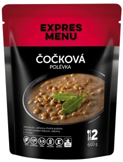 EXPRES MENU Čočková polévka 2 porce